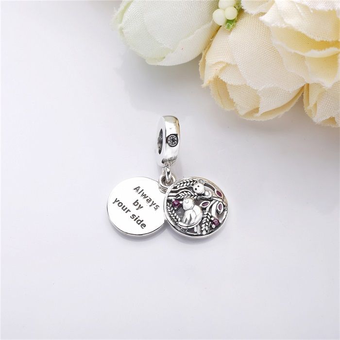 Always By Your Side Dangle Charm charms beads S925 sterling silver