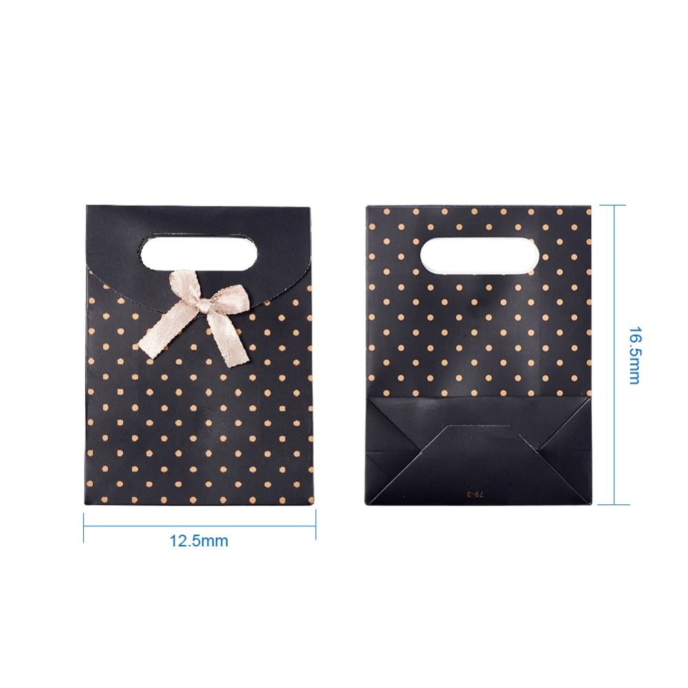 polka dots paper bolsas