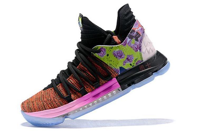 Acheter 2019 Nouvelle Arrivée Ce Que Le KD X 10s Bleu, Vert, Rose Sport De Basket Ball Chaussures Enfants 10s Qualité Kevin Durant 10 Chaussures De Sport Athletic EP De 28,68 €
