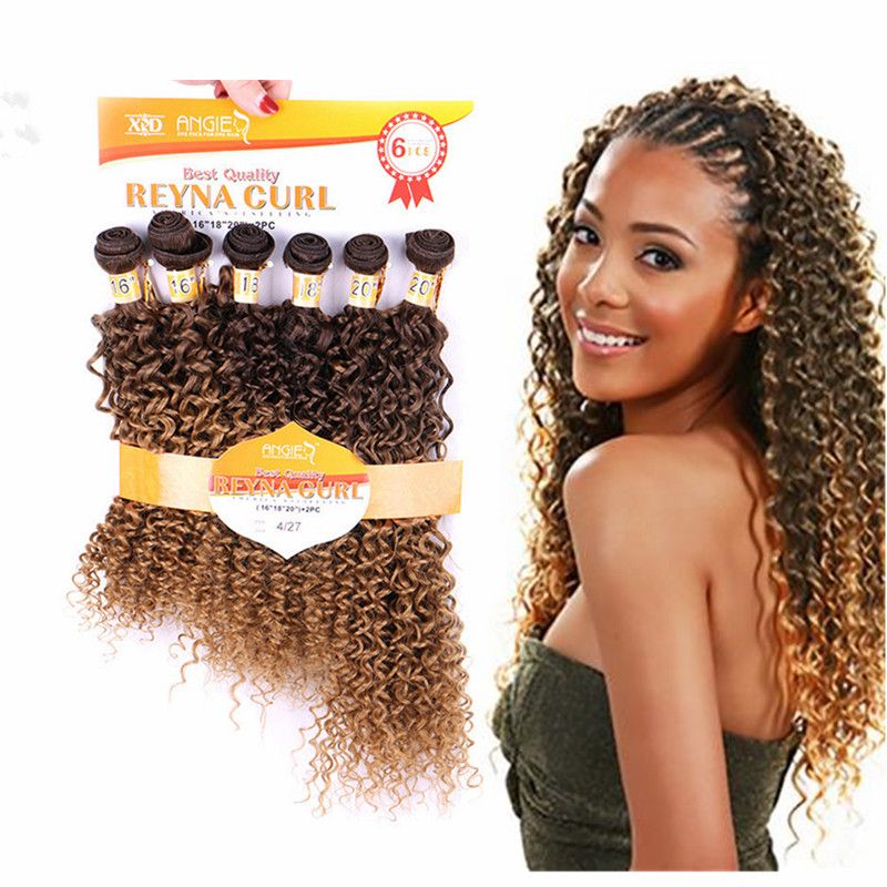 Hair Package Different Types Of Curly Weave Hair Bundles Blond 4
