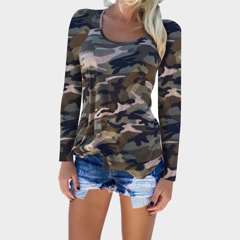camo shirt womens