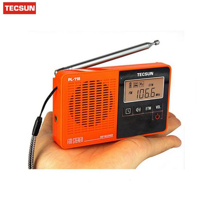TECSUN PL-118 PLL DSP FM-Stereo Single Band Radio /</<Pocket Size/>/>