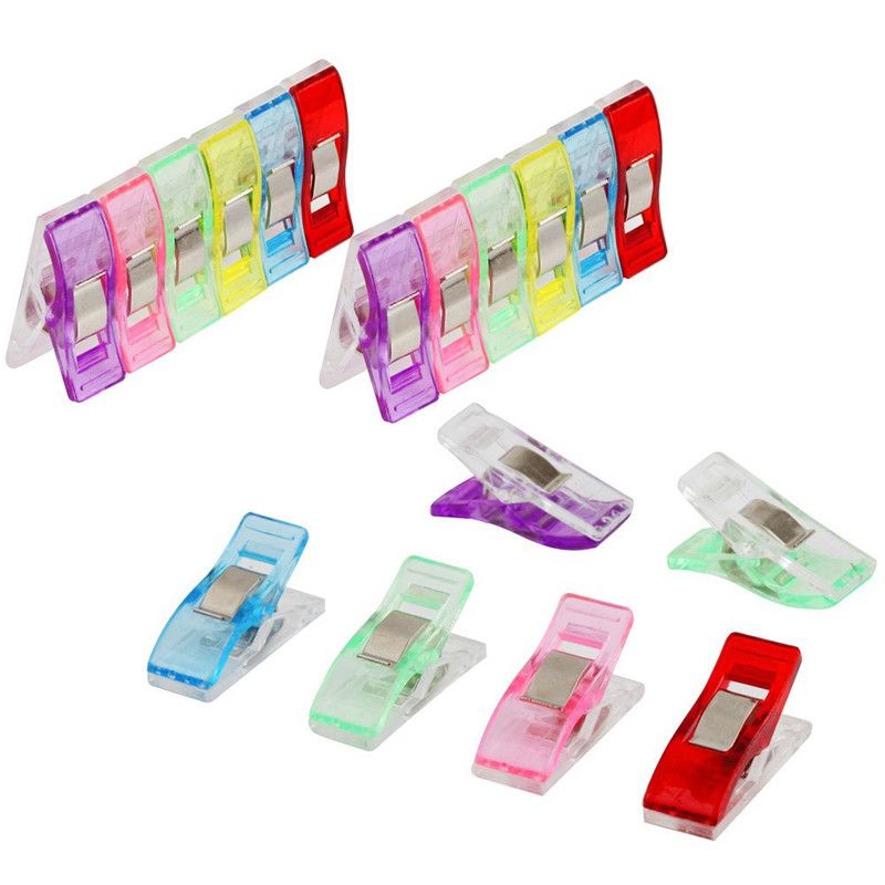 small clear plastic clips