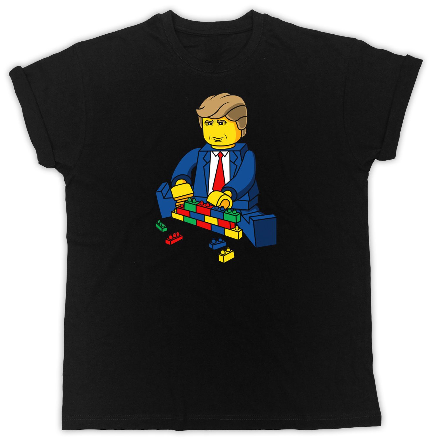 build a wall lego trump