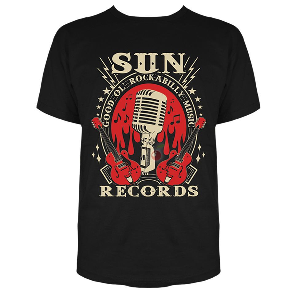 Rockabilly Mens Long Sleeve T-Shirt 100/% Rockabilly Country