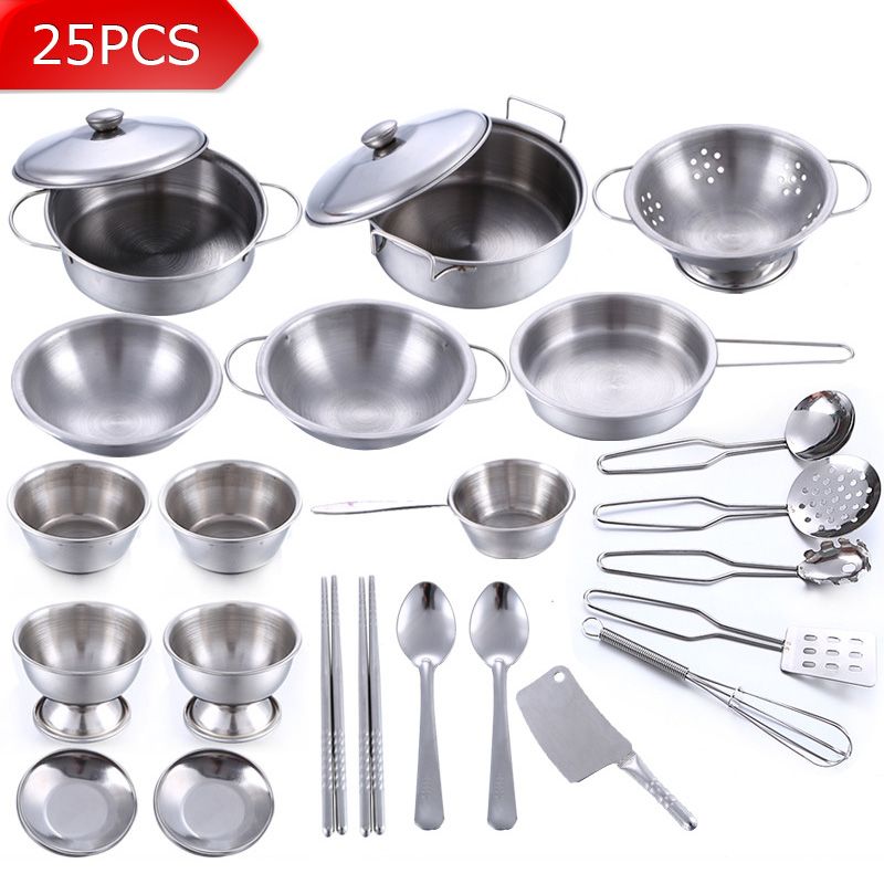 kitchen set steel toys