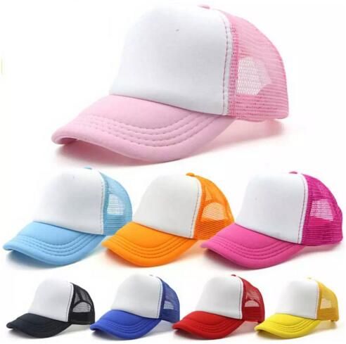 blank mesh hats
