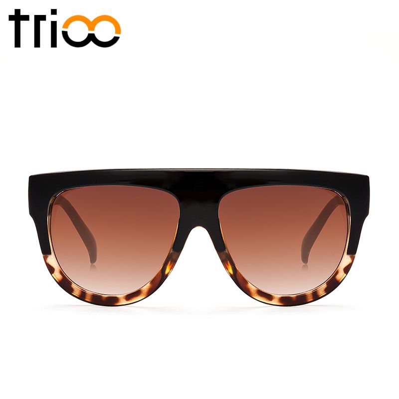 tortoise shell flat top sunglasses