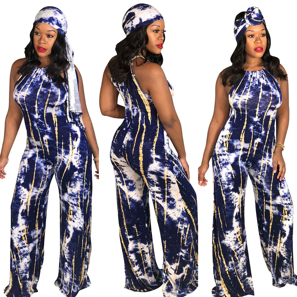 graffiti print jumpsuit