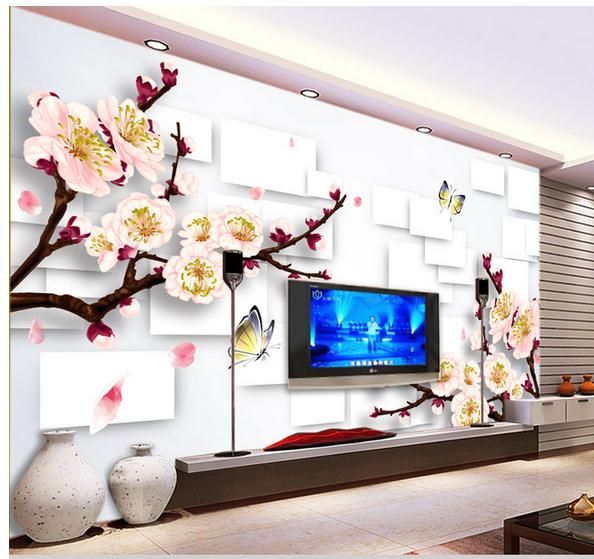 Download Spring Flowers Cherry Blossoms Elegant 3d Background Wall 3d Desktop Wallpaper Free Get Wallpaper Spring Flowers Cherry Blossoms Elegant 3d Background Wall 3d For iPhone Free