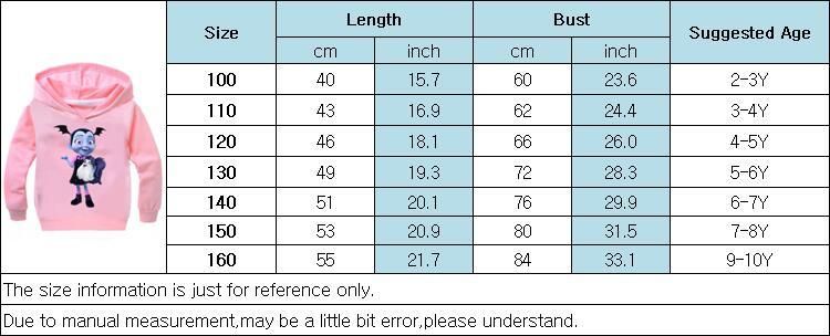 Compre Es Vampirina Niños Sudaderas Con Capucha Sudaderas 2 10 Años Niños Vampirina Impreso Pullover Sudaderas De Manga Larga Niños Ropa Mma386 A