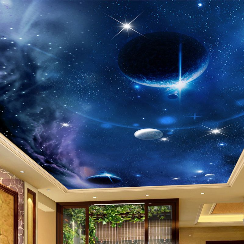 العرف أي حجم 3d جدار الجداريات خلفية الكون مليء بالنجوم السماء تصميم الحائط لوحة سقف غرفة المعيشة جدارية صور ورق الحائط 3d من عند Yi009 84 55ر س Kr Dhgate Com
