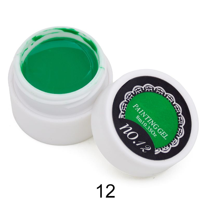 gel de peinture verte