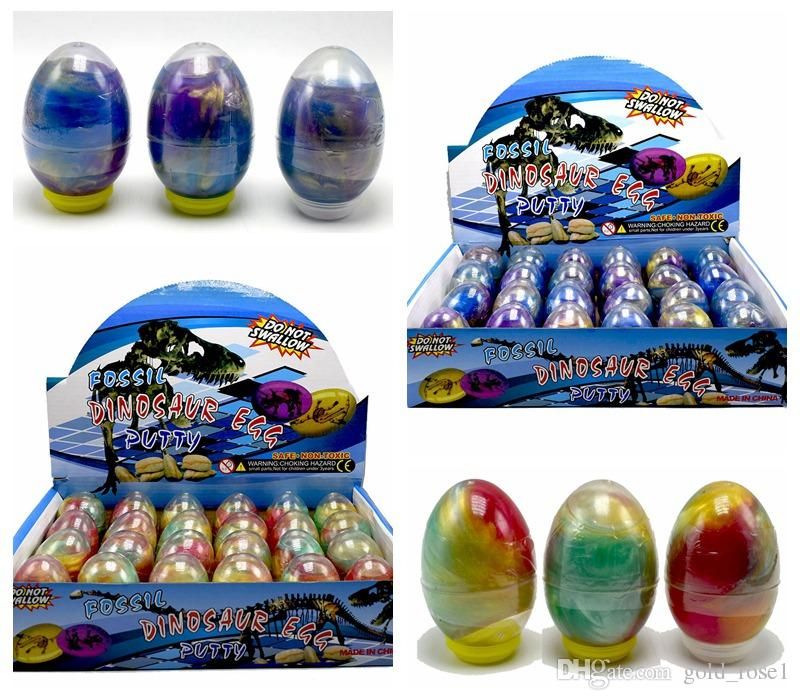 huevos de colores de plastilina