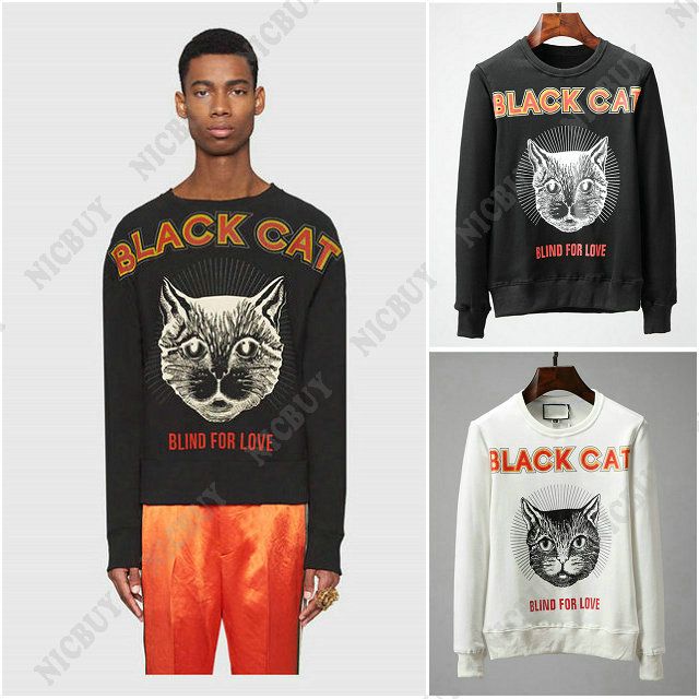 black cat blind for love sweatshirt