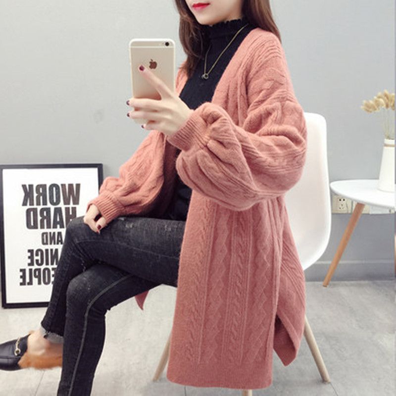 korean knitted cardigan