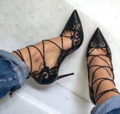 alminette pointy toe pump