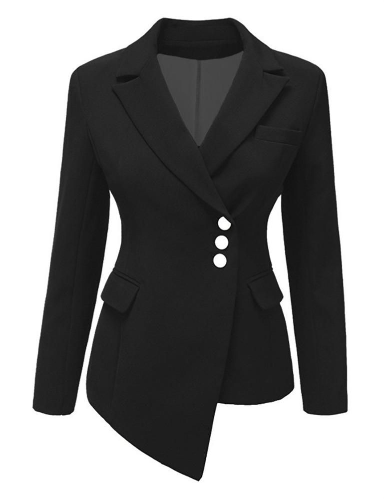 2018 Woman Blazer Office Jacket Suit Female Elegant Suit Button Woman ...