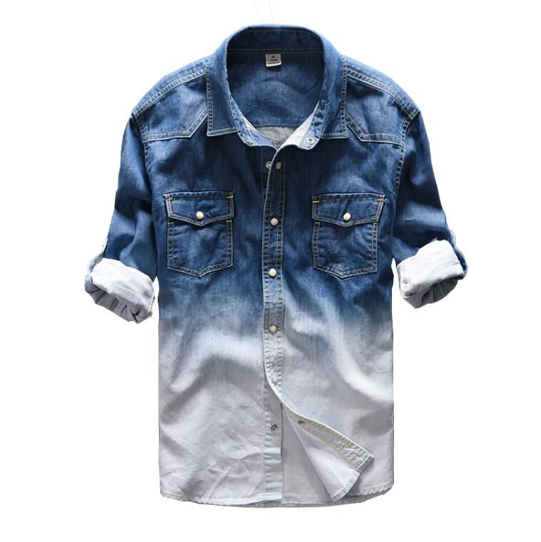 best men's denim shirt 2018