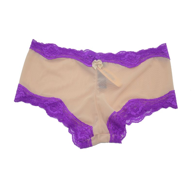 Discount 2018 Summer Boyshorts Panties Mesh Boy Shorts Women Underwear