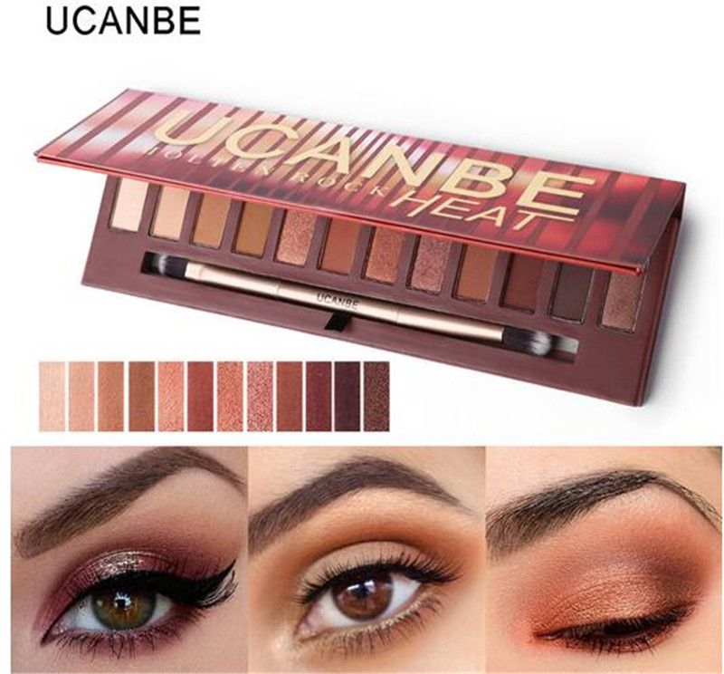 Satin Al Sicak 12 Renkler Dumanli Cikolata Goz Fari Kaya Isi Goz Fari Paleti Piriltili Mat Kirmizi Goz Fari Kitleri Dhl Ucretsiz Kargo Tl35 87 Dhgate Comda