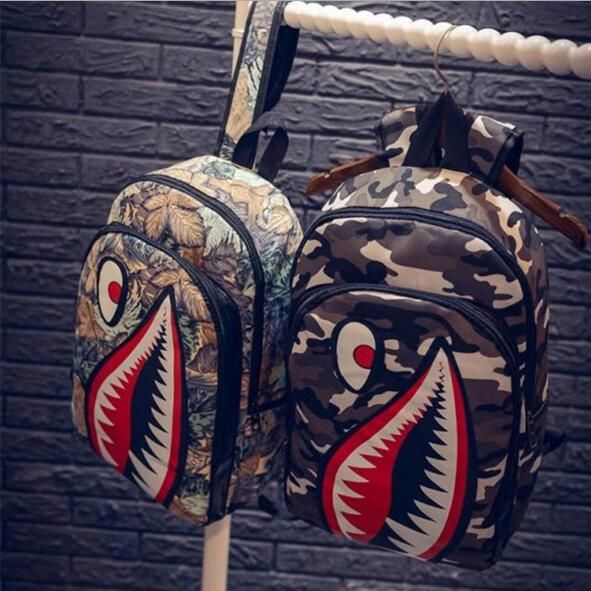 Compra Moda Tiburón Leopardo Boca Mochilas Para Adolescentes De Calidad  Superior De La Escuela Mochila De Viaje Para Niños Bolsas Portátil Fresco  Del Envío Libre Del Bolso Barato | Entrega Rápida Y