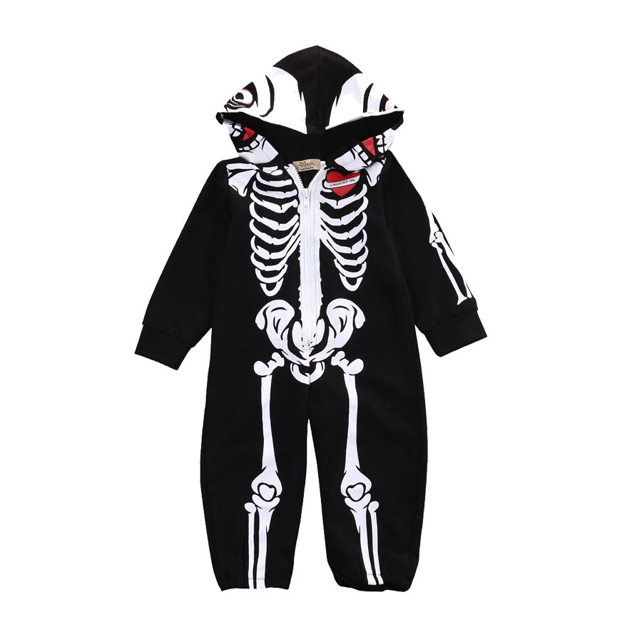 skeleton onesie baby