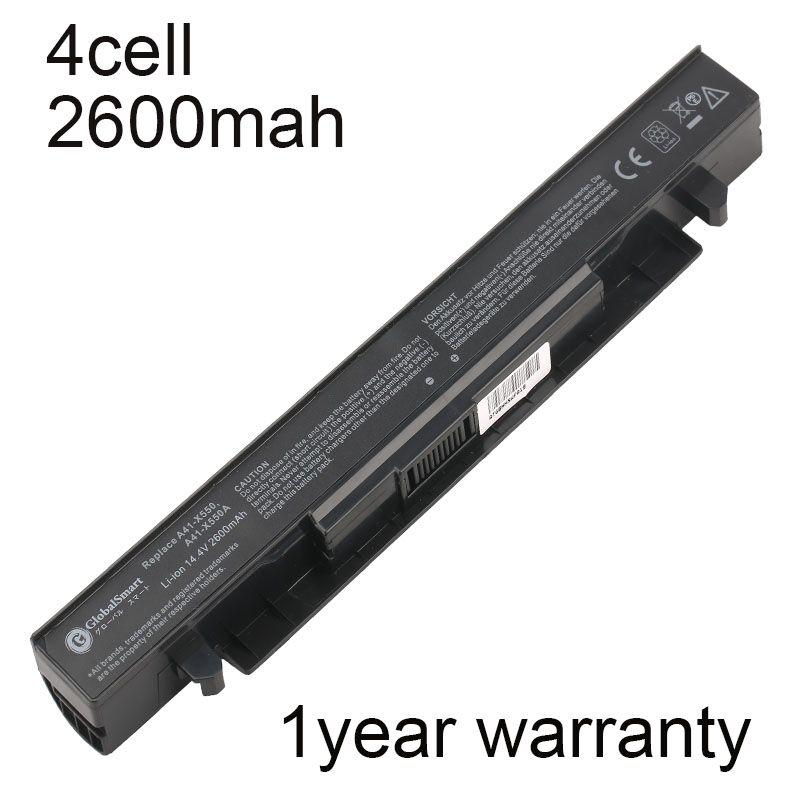 2020 New 4 Cell Laptop Battery A41 X550 A41 X550a For Asus A450la