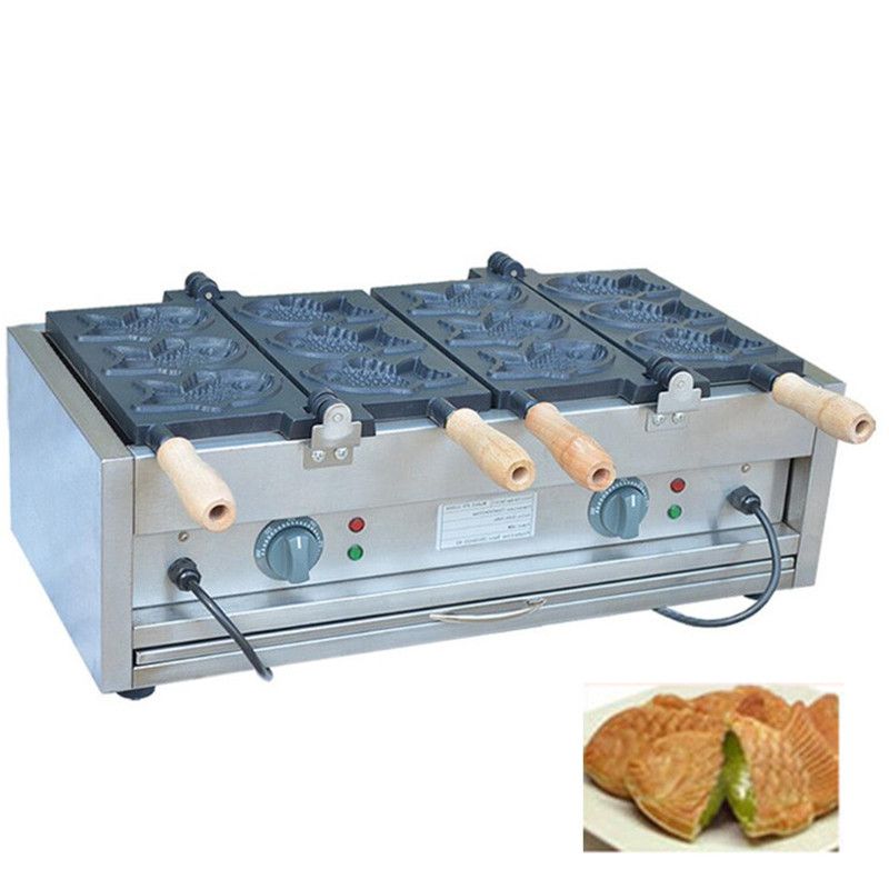 2020 Full Automatic Electric Taiyaki Waffle Maker Machine 110v 220v