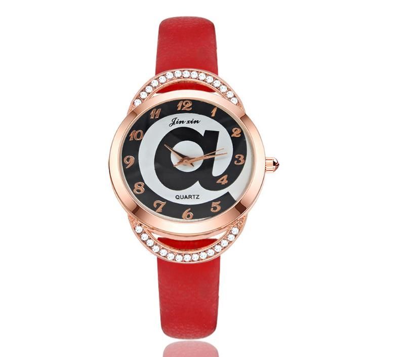 2018 Relogio Quality Rose Gold Watch Diamond Watches Women Fashion Designer Black Dial Pu Leather Belts Clock A602 Watches Shop Online Watch Shop From Avonfyf123 3 Dhgate Com