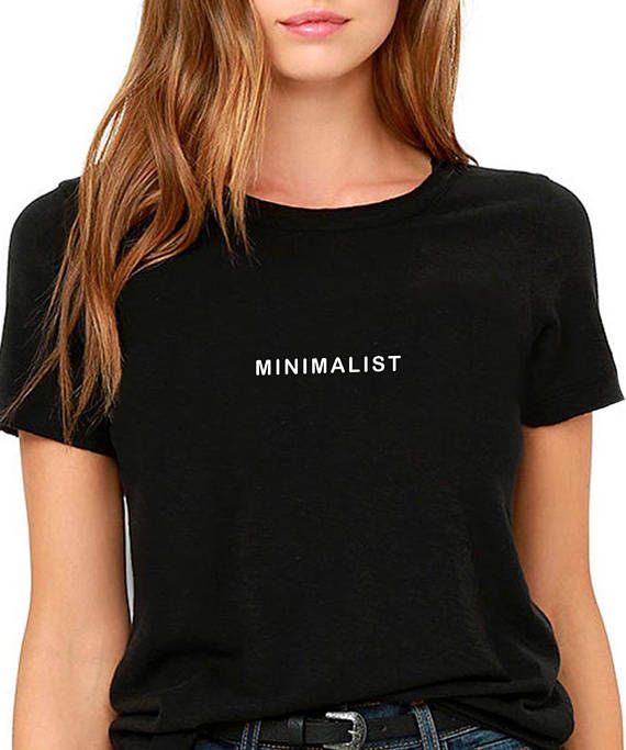 Grosshandel Das T Stuck Der Frauen Minimalistisches Tumblr T Shirt Funy Kleidungs Geschenk Fur Ihre Einfache Leben Mamma Leben Einfach Minimalismus Asthetische Oberseiten T Shirts Von Lanfystore 20 71 Auf De Dhgate Com