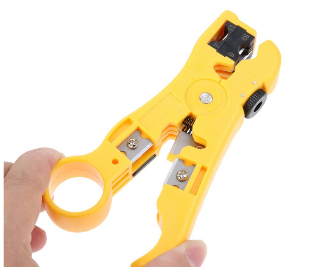 Universal Cable Wire Jacket Stripper Cable Cutter Stripping Scissors Tool RG59