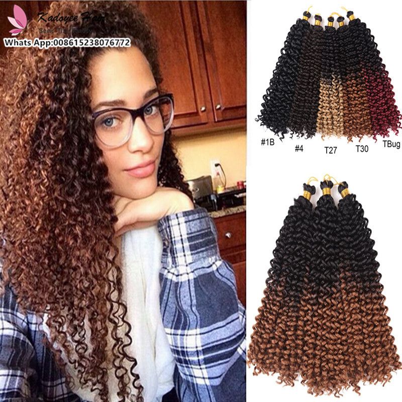 2020 2018 New Synthetic Braiding Hair Freetress Kinky Deep Curl