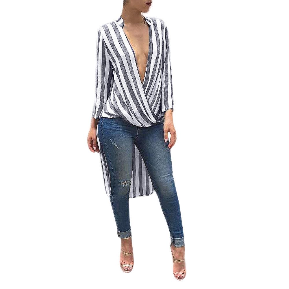 blusas largas mujer 2018