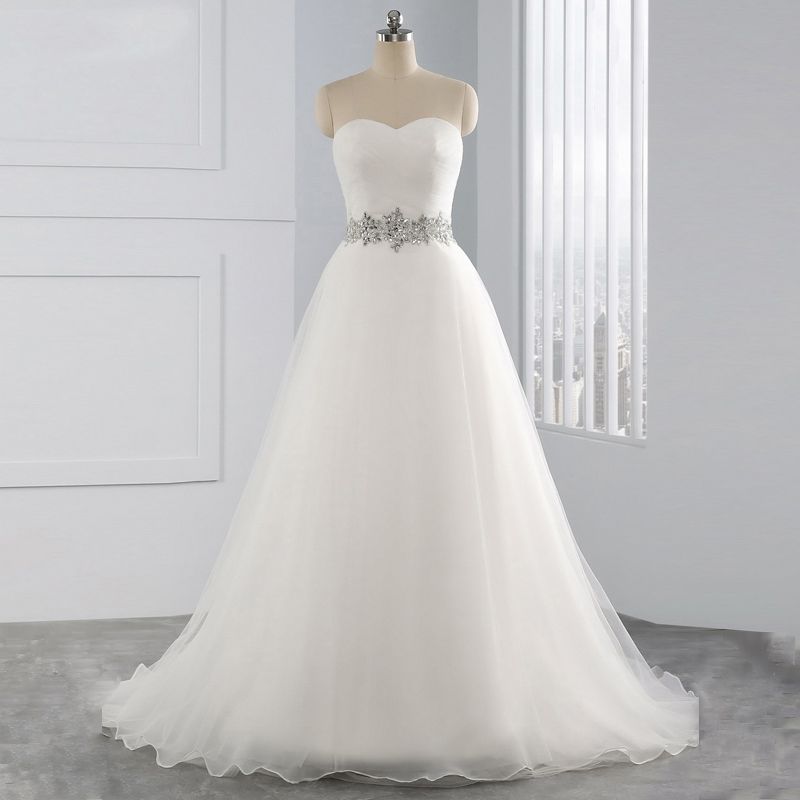 vestido de noiva em organza