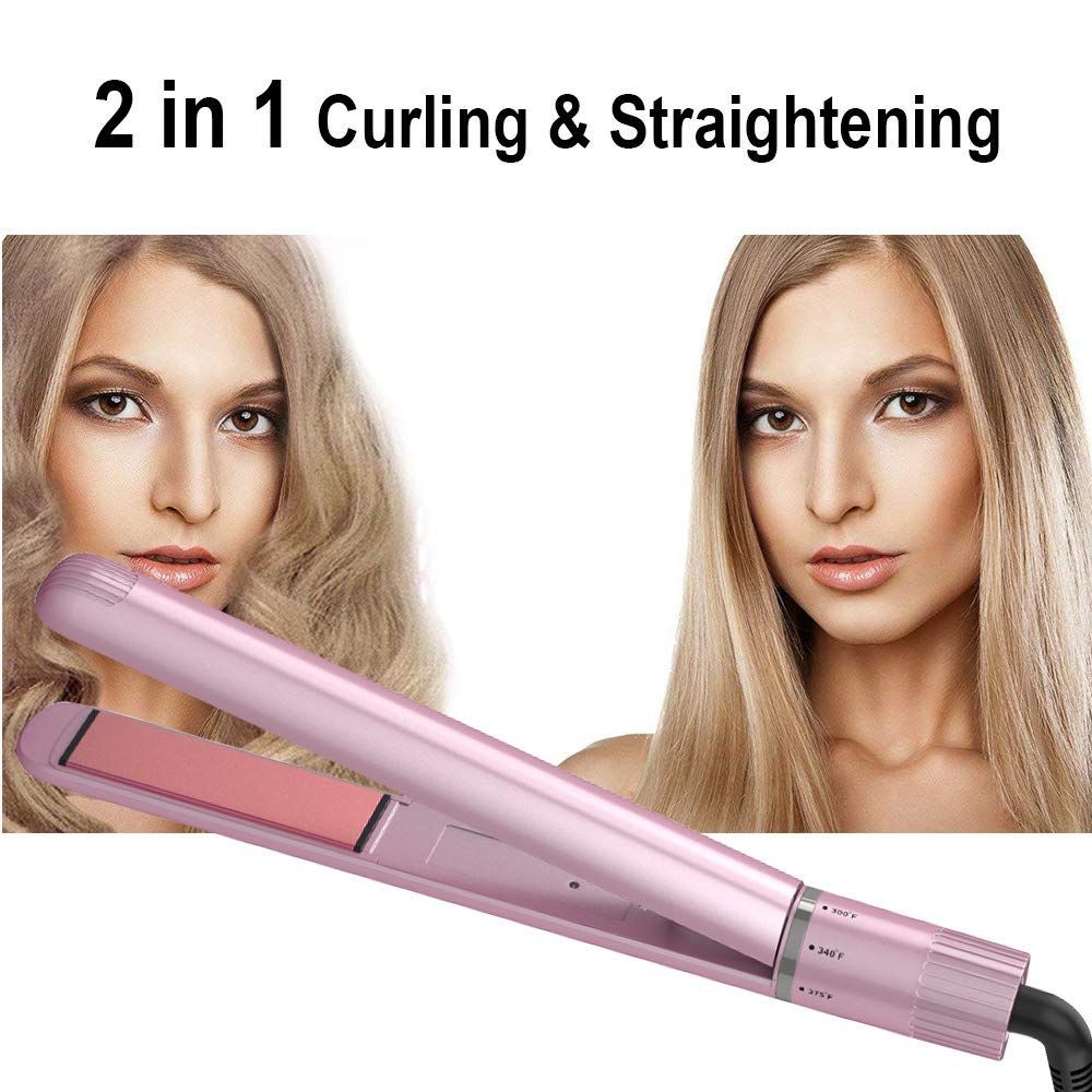 Professional Hair Straightener Flat Iron Straightening And Curling