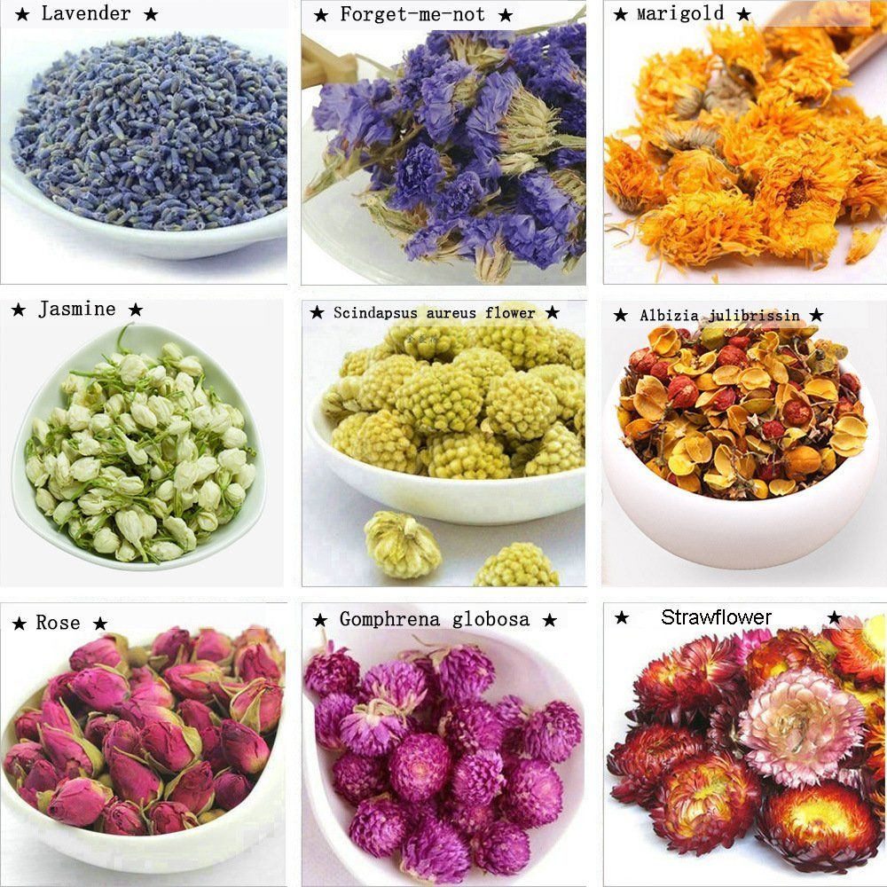 Best Fragrant Dried Flower Petals And Buds Include 9 Kinds Of Flowers