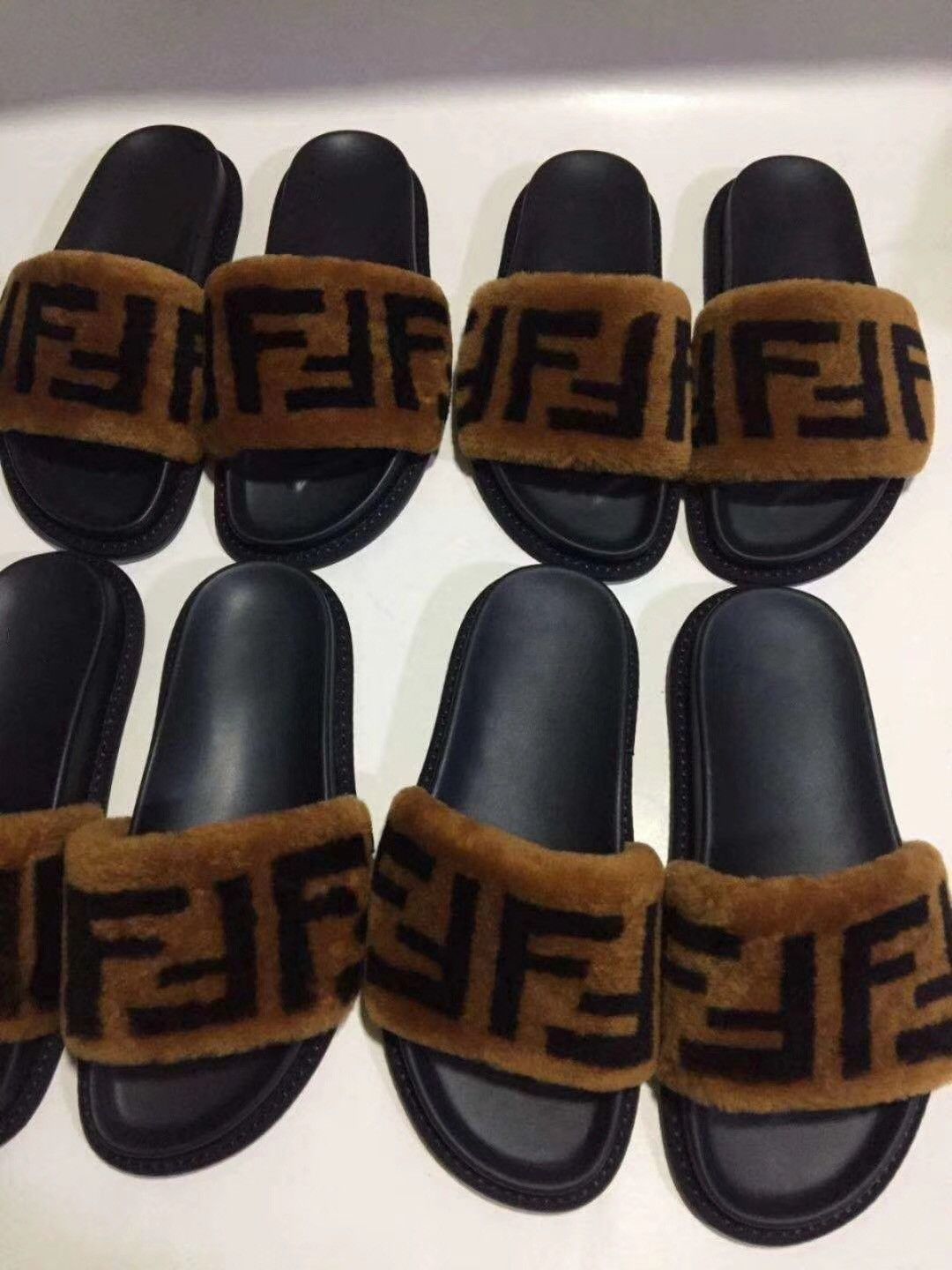 fendi slides mens
