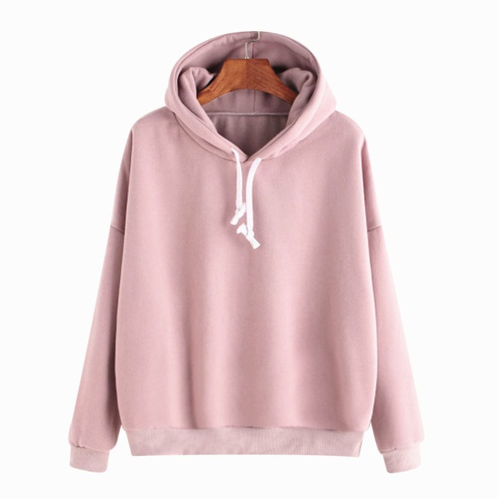 Compre Harajuku Sudaderas De Mujer Casual Otoño Rosa Mujer Sudaderas Con  Capucha De Manga Larga Con Capucha Chica Con Capucha Ropa Mujer Outwear A  13,73 € Del Haolincoat | DHgate.Com