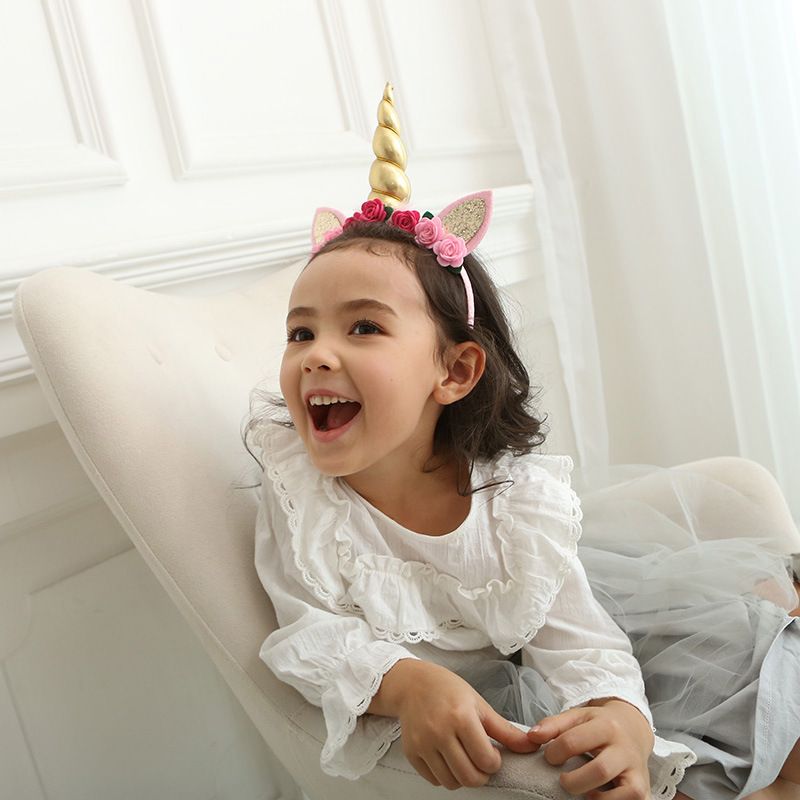 Cute Princess Birthday Party Children Unicorn Hair Sticks For Kids