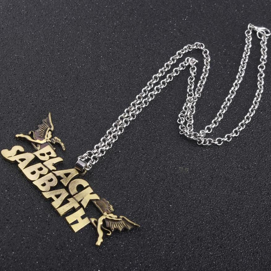 Whole Rock Band Black Sabbath Necklace Heavy Metal - Black Sabbath Cross Pendant Whole Rock Band Black Sabbath Necklace Heavy Metal - Black Sabbath Cross Pendant