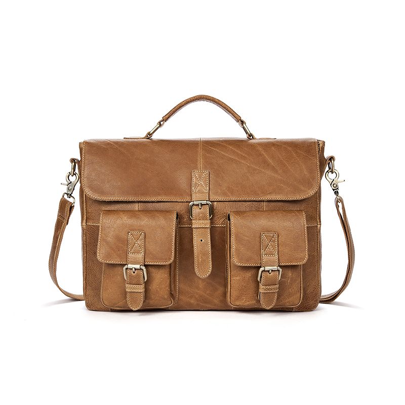 mens soft leather messenger bag
