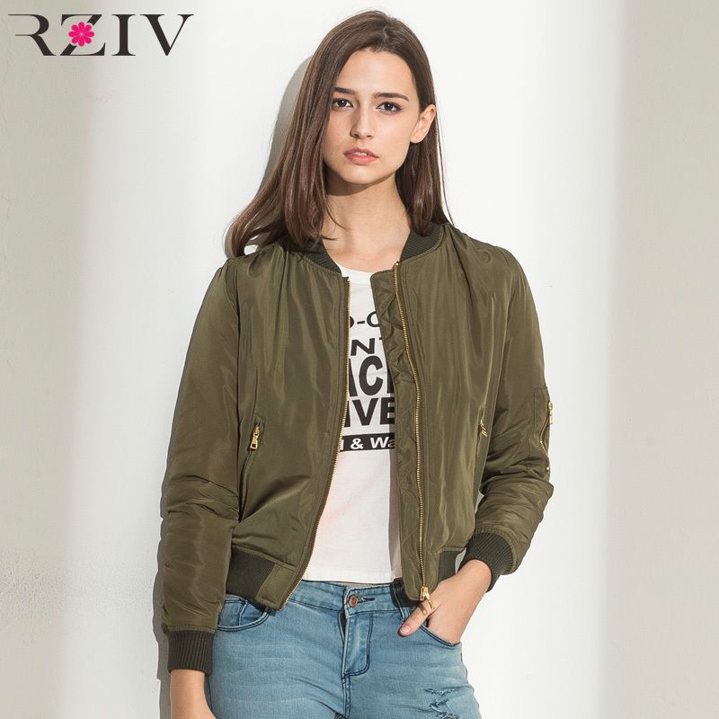 Bomber verde mujer Clearance
