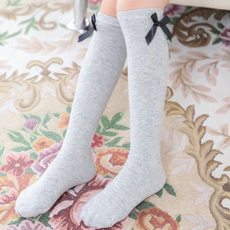 Girls Kids Knee High Socks Stocking Cotton Leg Warm Leggings Loose Socks Good