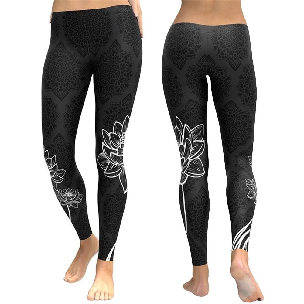 lotus flower yoga pants