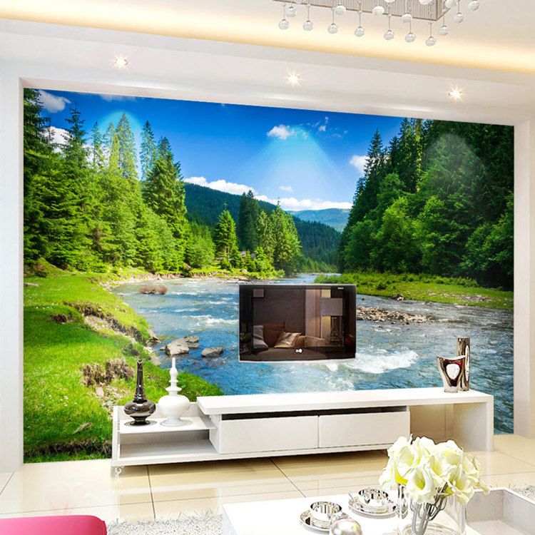 Custom 3d Photo Wallpaper Nature Landscape Photography Background