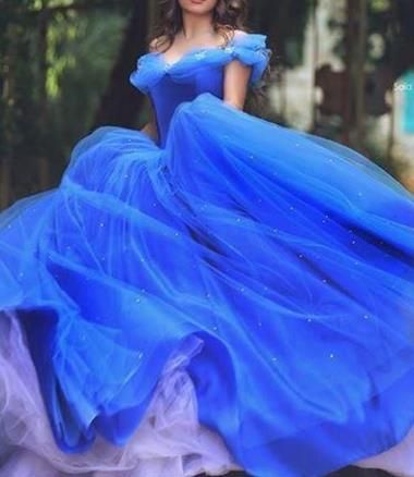 princess blue dress