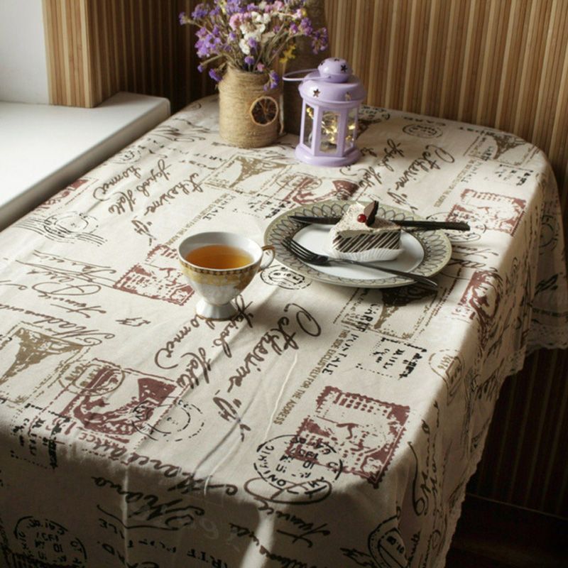 Nappe de table pour la Saint-Valentin, couverture de table à thé