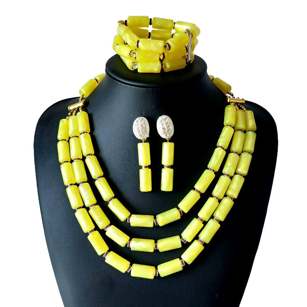 yellow coral jewelry