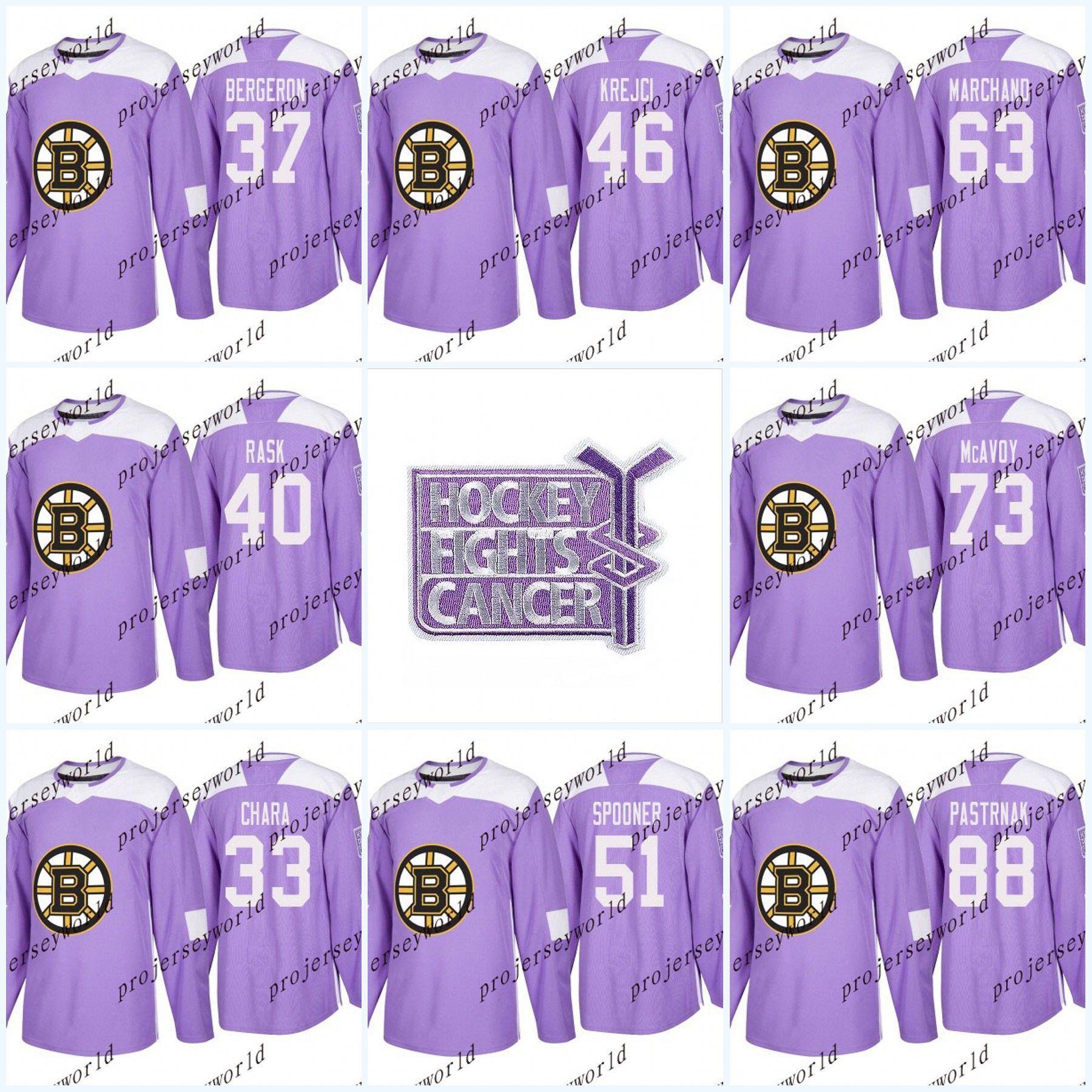 bruins cancer jersey